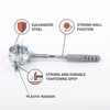 SKIR'CO Pack of 4 Pipe Brackets for Diameter 25-28 mm