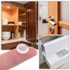 Kathfly 1000 Pieces Cabinet Door Bumpers 0.4 Inch Round Silicone