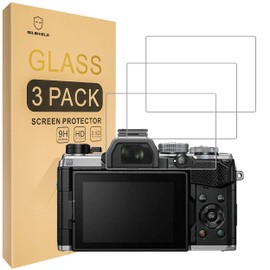 Mr.Shield Screen Protector compatible with Olympus OM System OM-5 [Tempered Glass] [3-PACK] [Japan Glass with 9H Hardness]