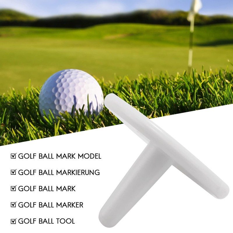 50 PCS Golf Ball Marker 18mm Random Color