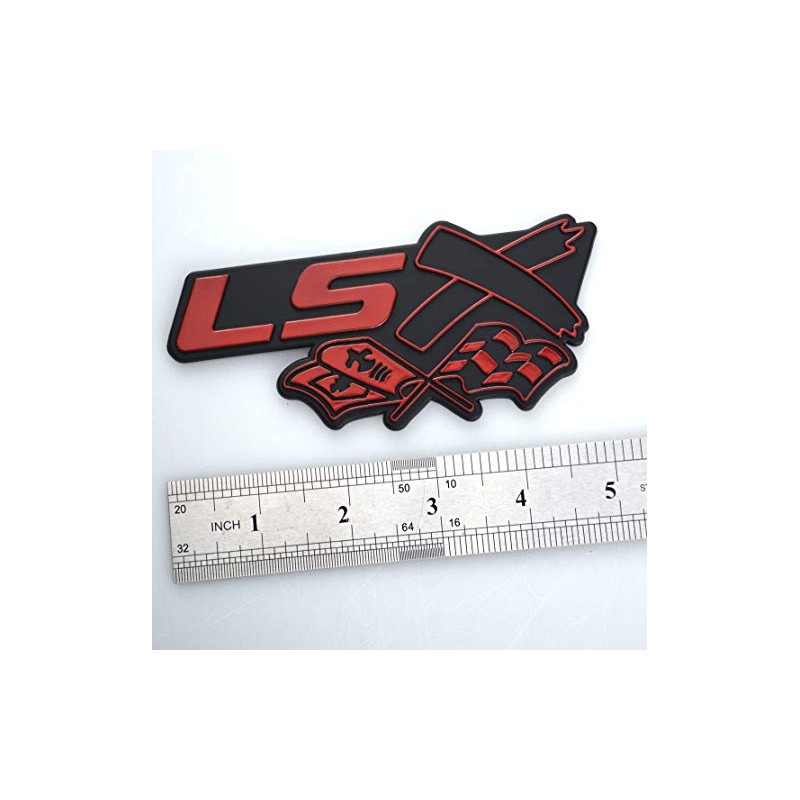 Aimoll LSX Flag Airplane Emblem,3D Badge Replacement for Decal, Fender