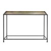 The Urban Port Aurelia 48-Inch Console Sofa Table, Artisanal Hammered