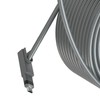 Rectangular Satellite Replacement Cable Waterproof Satellite Extension Cable Grey with