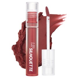 I'M MEME Lip Silhouette Matte Velvet Tint - 03 Flare Coral (Coral Shade) | Best Lip Stain, Vivid Color, Long Lasting, Moisturizing & Hydrating, Light-weight, Matte Finish, Makeup, 4mL