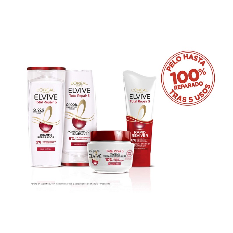 L'Or閍l Paris Elvive Total 5 Conditioner, 300 ml