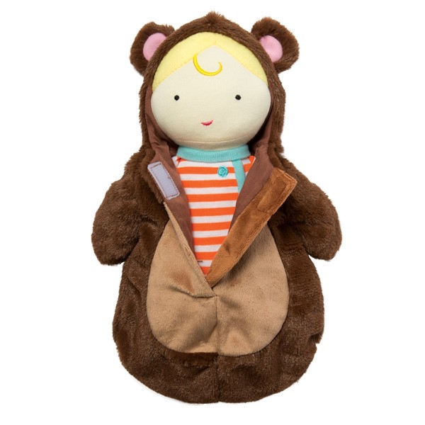 Manhattan Toy Snuggle Baby Doll & Hooded Bear Sleep Sack