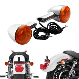 TCMT Rear Turn Signal LED Indicator Lights Fit For Harley XL 883 1200 Sportster 92-16