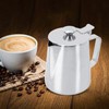 Stainless Steel Milk Frothing Pitcher 12oz/350ml Latte Steaming Frothing Pitcher