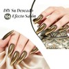 CHERIMOYA Esmalte de Uñas de Gel Ojos de Dorado Marrón