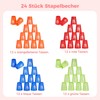 yeesport 48 Pcs Sport Stacking Cups, Speed Training Game for