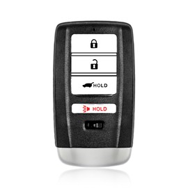 Keylessbest Key Fob Remote Replacement for 2018 2019 2020 Acura MDX Tech Base Package 4 Buttons 313.8MHz KR5V1X,Black