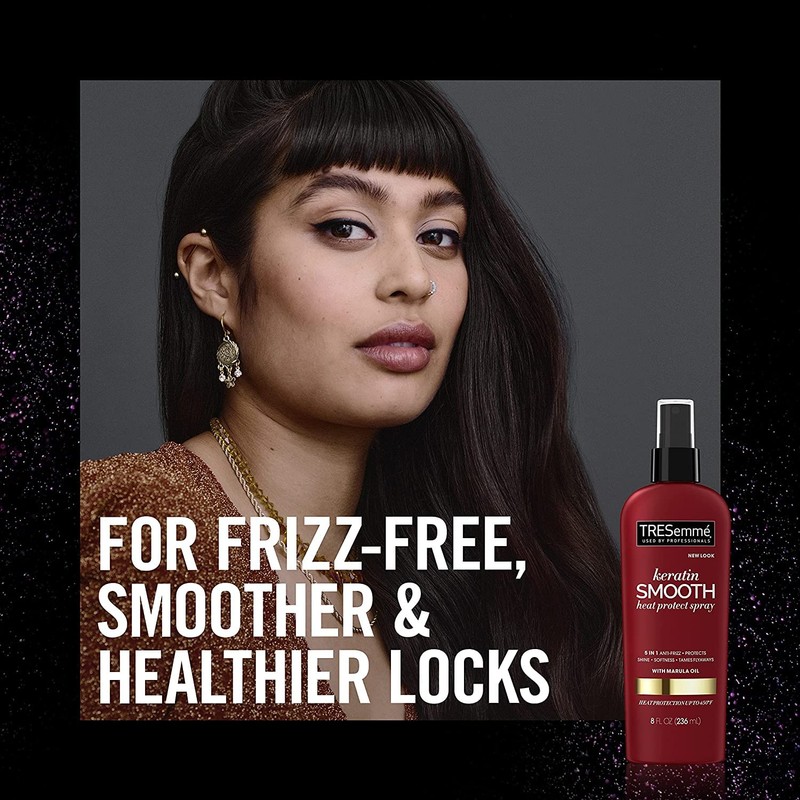 Tresemmé Heat Protect Spray with Marula Oil, Keratin Smooth for