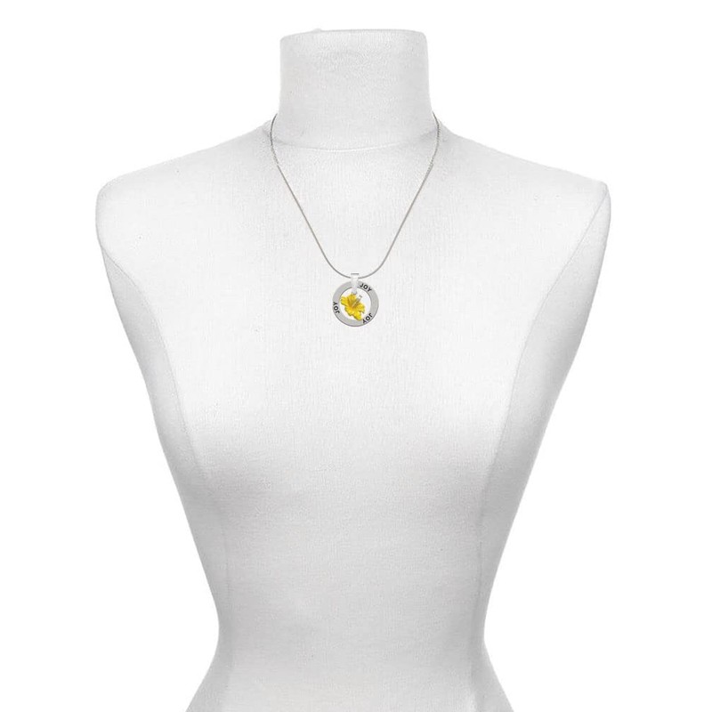 Delight Jewelry Silvertone Yellow Hibiscus Flower - Silvertone Bad Mother