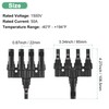 M METERXITY 1-Pair Solar Panel Connector 4 to 1 T