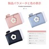 Happykau Women's Short Bi-Fold Wallet, Coin Case, Compact, Cute Mini