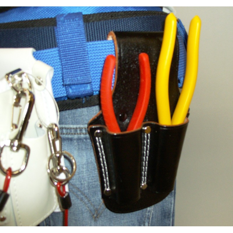 Kozuchi SP-G2 Black Floor Leather Pliers Holder for 8 Inches,