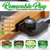 NutriChef Non-stick Plate, Removable Grill & Griddle Plate, Smokeless Electric