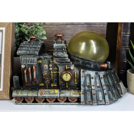 Steampunk Thermal Steam Engine and Light Source Powered Locomotive Train Collect