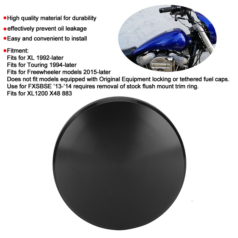 Aluminum Alloy Motorcycle Fuel Tank Oil Cap Cover Fits for