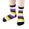 Samgula Non-binary Flag Crew Socks for Woman Size 6-8 Freedom