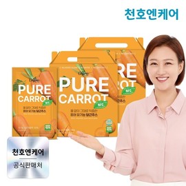 Cheonhoen Care Pure Organic Cabinet Juice 80g 14 Po X 2 Box / 천호엔케어 퓨어 유기농 당근주스 80g 14포 x 2박스