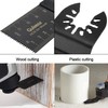 100Pcs Universal Oscillating Tool Oscillating Saw Blades,Oscillating Multitool Blades,Multi Tool