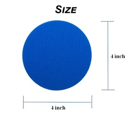 30 Pcs Multicolor Carpet Spot Markers 4 inch Diameter Circle Markers for Classroom Carpet Dots Markers for Kids Spot Circle Markers for Classroom Preschool and Kindergarten Decoration (6 Colors)