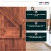 KOTARBAU® Door Handle 190 mm Wrought Iron Door Handle Black