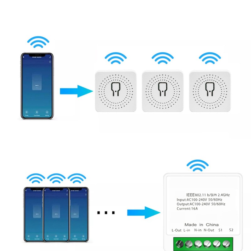 Smart Light Switch PCV WiFi APP Remote Control DIY On