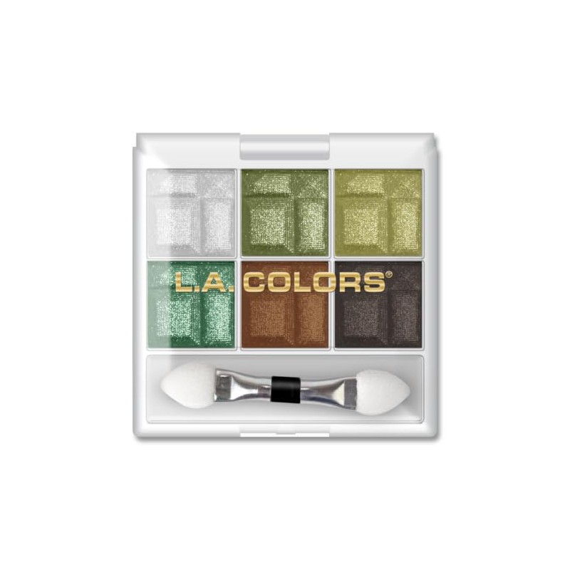 L.A. COLORS 6 Color Eyeshadow, Charming CES462