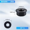 Glvaner 3/8-16 Stainless Steel Hex Flange Nuts, Hexagon Head Serrated