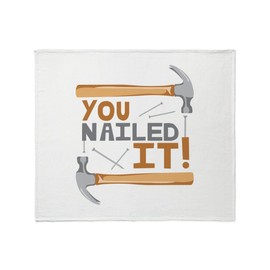 CafePress You Nailed It Throw Blanket Super Soft Fleece Plush Throw Blanket, 60"x50"