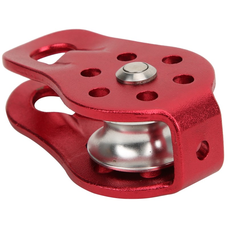 Outdoor Portable Climbing Metal Hardware Single Sheave Fixed Pulley with