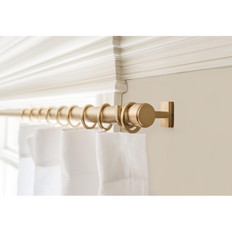 BlastHome™ Luxury 3 ft Custom Curtain Rod – 1 1/4"