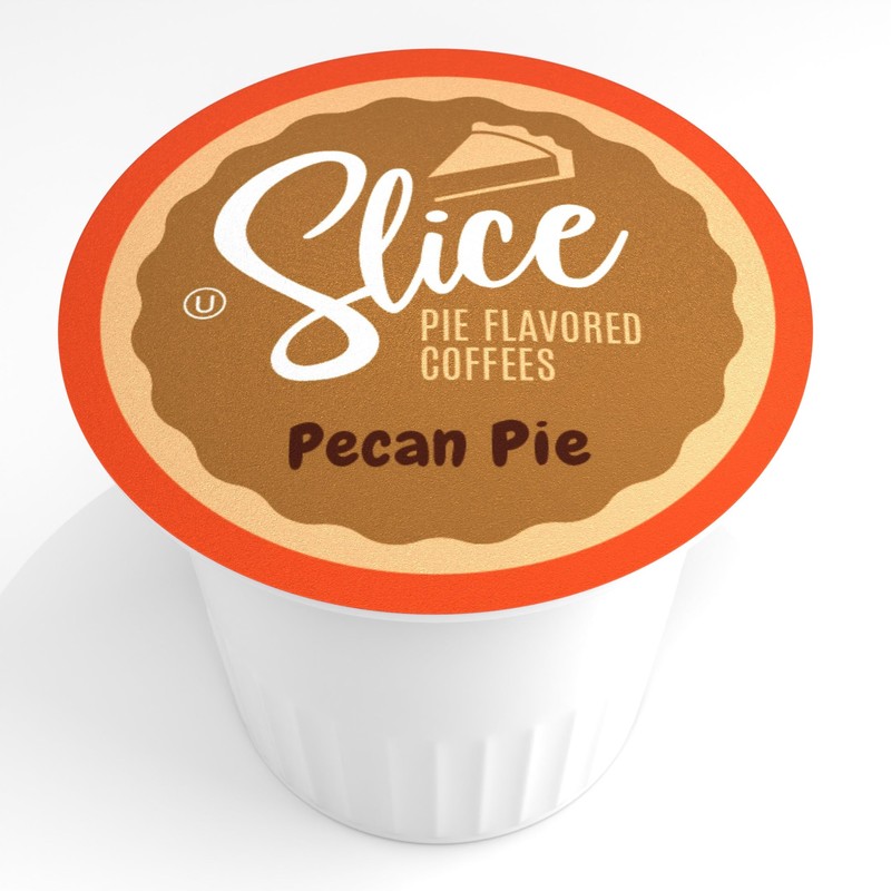 Slice Coffee Flavored Coffee Compatible with K Cup Brewers Including
