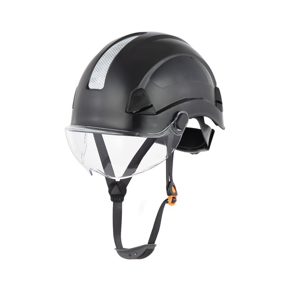 Defender Safety H1 Safety Helmet Hard Hat with Visor ANSI