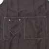2 Pcs Black Cotton Apron Kitchen Breathable Oil Resistant Apron