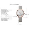 SHENGKE Women Watches Leather Band Luxury Quartz Watches Ladies Wristwatch