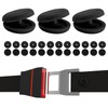 15 Sets Universal Fit Seatbelt Stopper Kit, Seat Belt Button
