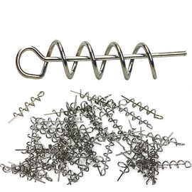 Hyamass - Anzuelo Suave para Pesca al Aire última intervensión con Cierre de Resorte y manivela, 33 * 6mm 50pcs, 33 * 6mm 50pcs