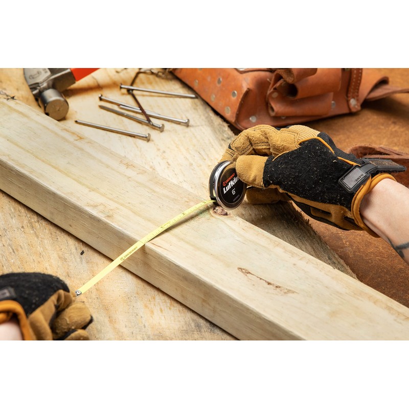 Crescent Lufkin 1/4" x 6' Executive® Diameter Yellow Clad A19