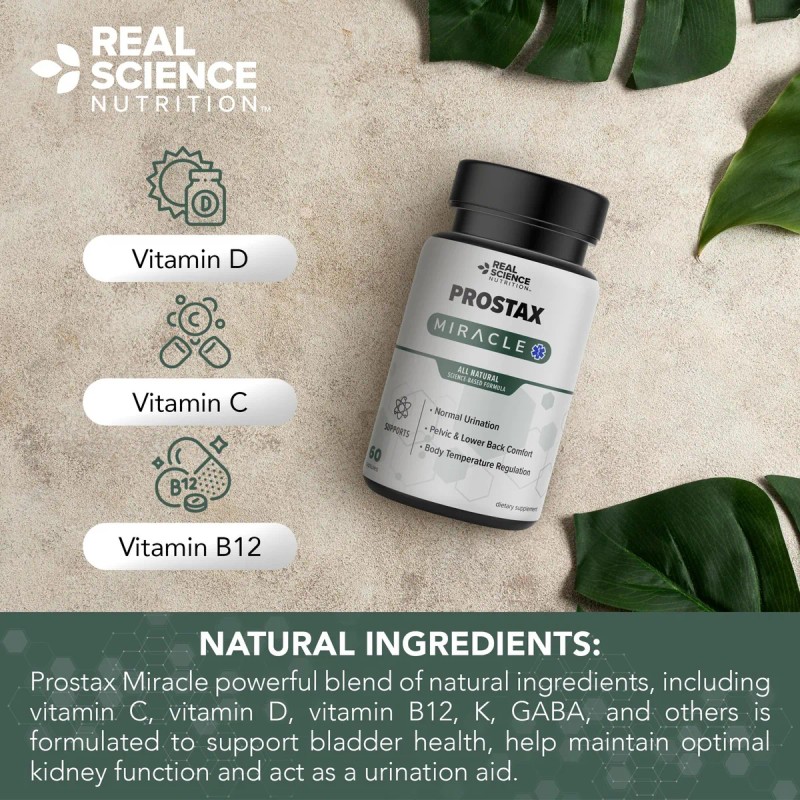 Prostax Miracle - Suplemento Natural Para Vejiga Y Riñón