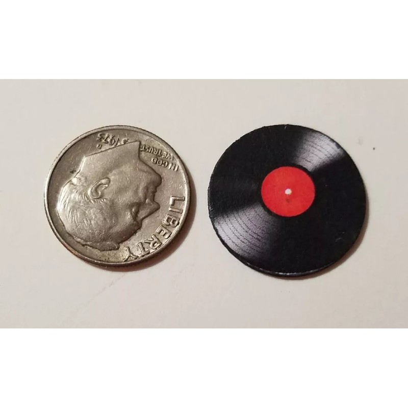 Dollhouse Miniature Record Album 1" 1/12 scale 80's Movie Jaws