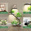 FURRIFIC Soporte para Plantas con Luz de Crecimiento 4Niveles en
