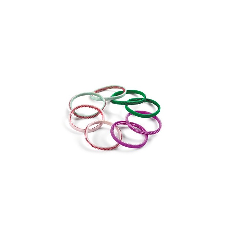 Goody SlideProof Hair Tie Elastics, Sparkly Neon, 8Count