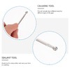 jojofuny 5pcs Tile Caulk Finishing Tool Set Grout Removal Tools