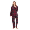 kolipajam Women's 100% Cotton Flannel Pajama Set Yarn Dyed Cozy