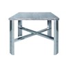 Everflow GWHS24 Water Heater Stand, Galvanized Steel, Chrome 24 in.
