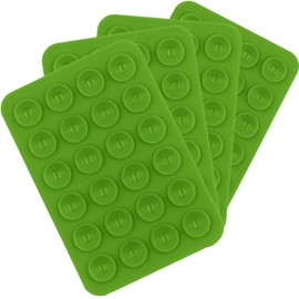 Keepzi 4 Pack Silicone Mobile Phone Mount Accessories for The Back of The Cellphone, Adhesive Phone Sucker Fidget for Teen Stuff -