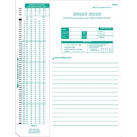 TEST-886E 886-E 100 Question Compatible Testing Forms (50 Sheet Pack)